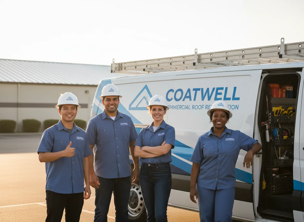 Commercial roof coating company in Falconer, NY